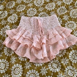 Free People High Waist Mini Skirt Size XS